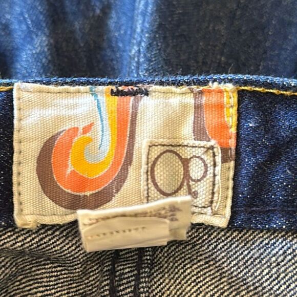 Vintage OP Ocean Pacific Bootcut Jeans Mens Dark Wash Blue Denim size 34x30 - Picture 8 of 12